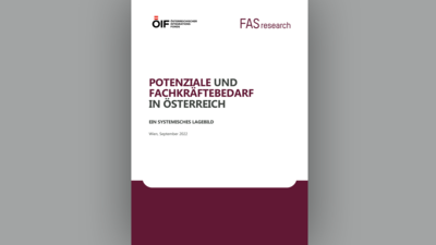 FAS-Thesenpapier zum Fachkräftemangel in Österreich 