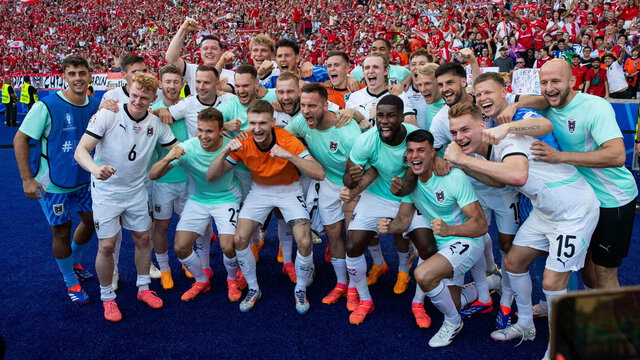 Olympiastadion, Berlin, GER, UEFA EM 2024, Niederlande vs Österreich, Gruppe D