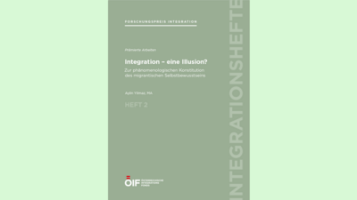 Cover eines Heftes über Integration und migrantisches Selbstbewusstsein von Aylin Yilmaz, MA.