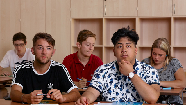 Schüler/innen in einer Klasse