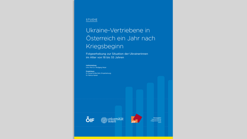 Studie über die Situation ukrainischer Vertriebener in Österreich ein Jahr nach Kriegsbeginn, für Frauen von 18 bis 55 Jahren.