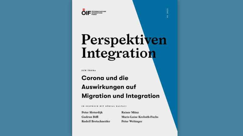 Cover der Publikation "Perspektiven Integration" über die Auswirkungen von Corona auf Migration und Integration.