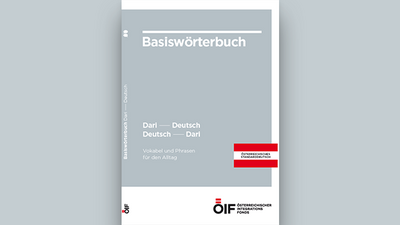 Basiswörterbuch für Dari und Deutsch mit Vokabeln und Phrasen für den Alltag.