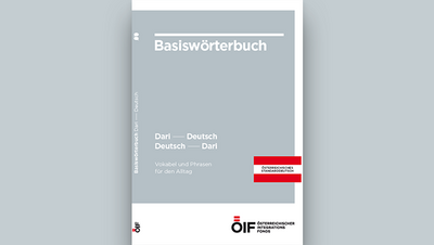 Basiswörterbuch für Dari und Deutsch mit Vokabeln und Phrasen für den Alltag.