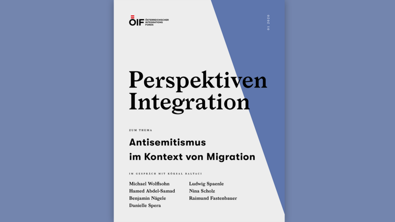 Titel der Publikation: "Perspektiven Integration", Thema: Antisemitismus im Kontext von Migration.