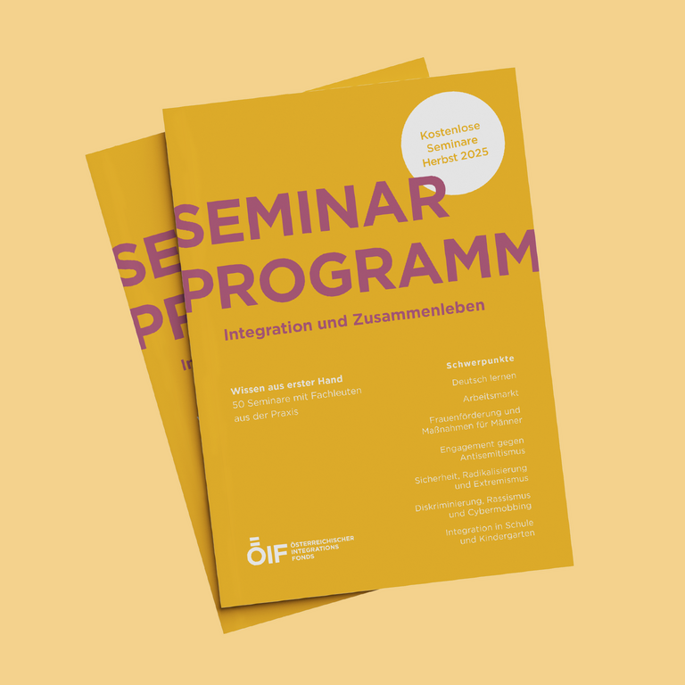 Bild vom Seminarprogramm-Heft