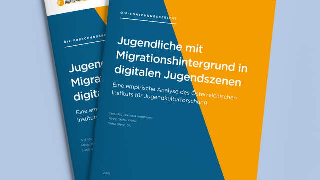 Zwei Dokumente mit dem Titel „Jugendliche mit Migrationshintergrund in digitalen Jugendsszenen“.
