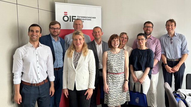 Delegationsbesuch beim ÖIF
