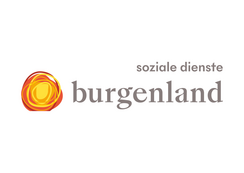 Burgenland soziale dienste Organisationslogo mit Feuer-Symbol