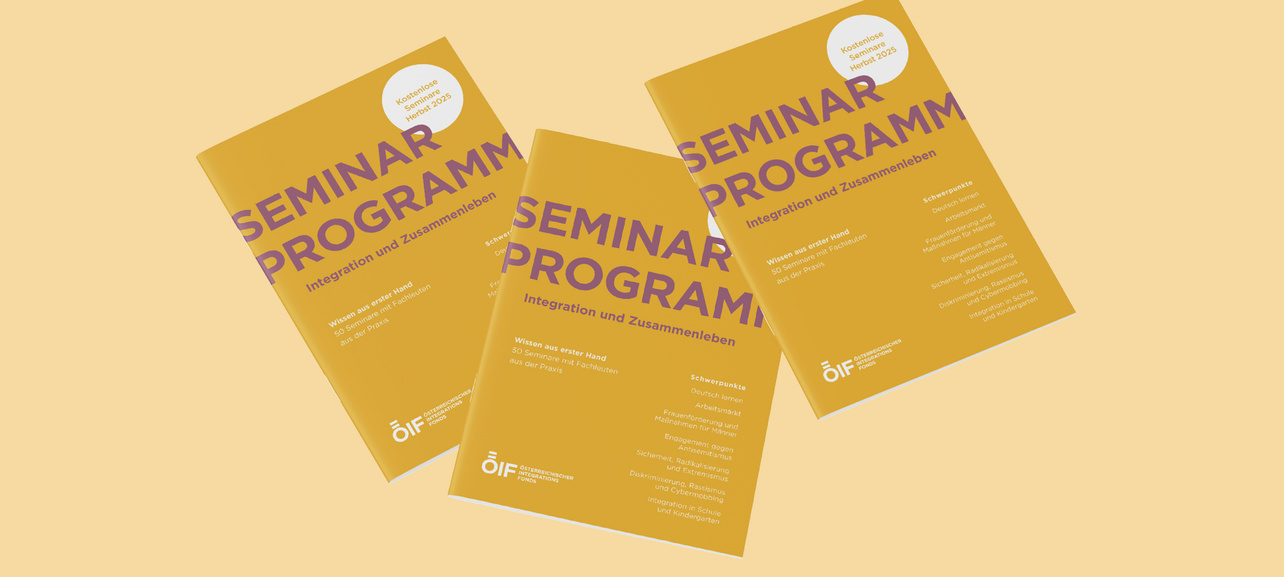 Heft vom Seminarprogramm Herbst 2025