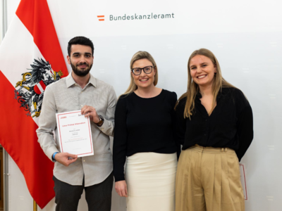 Verleihung des Liese Prokop Stipendiums im Bundeskanzleramt