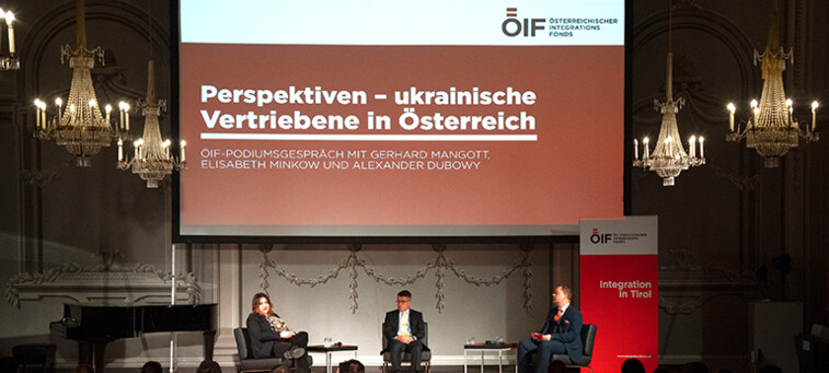 ÖIF-Podiumsgespräch in Innsbruck: „Perspektiven – ukrainische Vertriebene in Österreich“