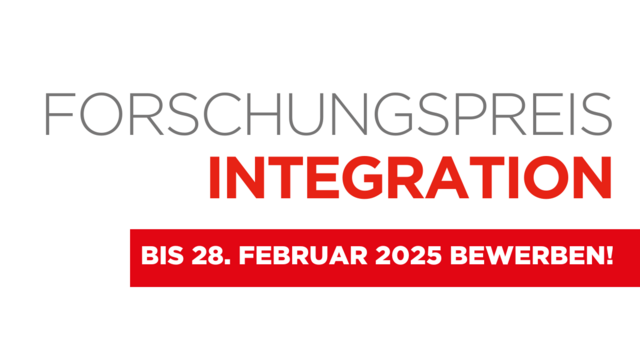Forschungspreis Integration