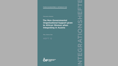 Cover eines Forschungshefts über die Unterstützung afrikanischer Frauen bei der Integration in Österreich.