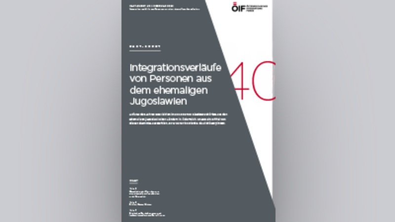 Integrationsverläufe von Personen aus dem ehemaligen Jugoslawien, Studie der OIF.