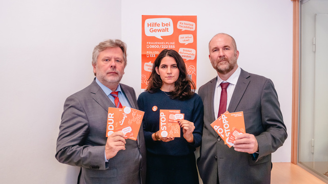 Michael Sachs (BVwG) , Sonia Koul (ÖIF), Gernot Maier (BFA)