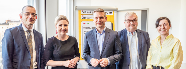 ÖIF-Karriereplattform für Migrant/innen mit SPAR, POST und Mediaprint bei BFI Linz