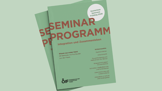 Broschüre des Seminarprogramms Frühling 2026