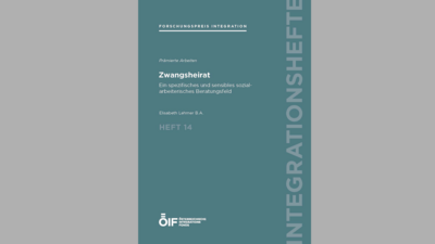 Cover eines Berichts über Zwangsheirat und sozialarbeiterische Beratung. Ausgabe 14.