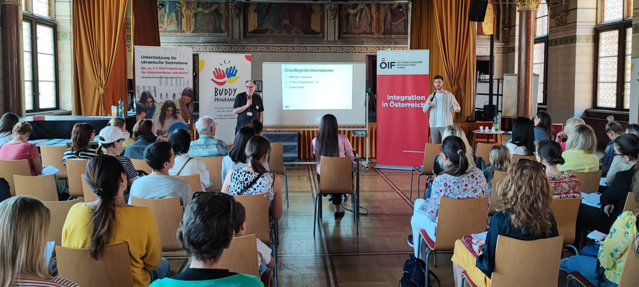 ÖIF-Informationsveranstaltung zu Themen Bildung und Deutsch lernen in der Ukrainischen Samstagsschule in Wien