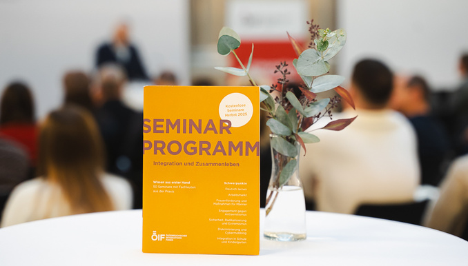 Seminarprogramm zum Thema Integration und Zusammenleben.