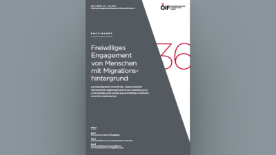 Pact-Sheet über freiwilliges Engagement von Menschen mit Migrationshintergrund.