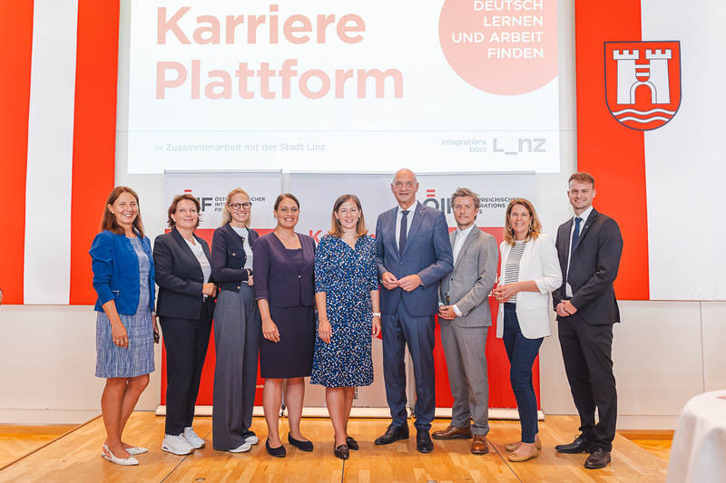 Gruppenbild ÖIF-Karriereplattform