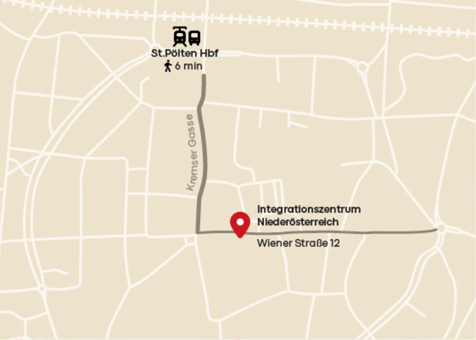 Karte mit Standort "Wiener Straße 12"