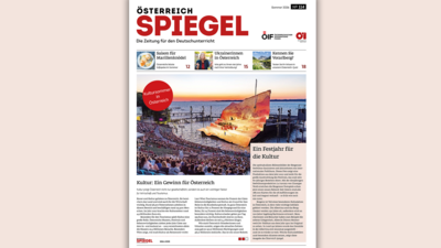 Cover des Magazin "Österreich Spiegel"