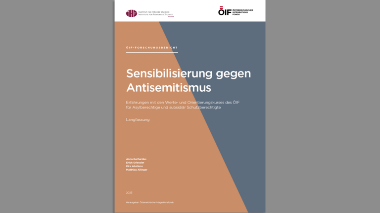 Forschungsbericht zur Sensibilisierung gegen Antisemitismus für Asylberechtigte und subsidiär Schutzberechtigte, 2023.