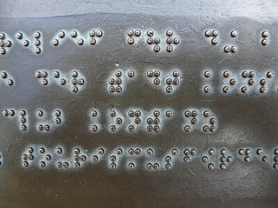 Blindenschrift