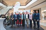 Gruppenfoto bei einer ÖIF-Karriereplattform im Huma Eleven