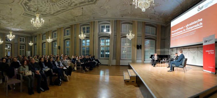 ÖIF-Podiumsgespräch in Innsbruck: „Perspektiven – ukrainische Vertriebene in Österreich“