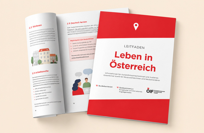 Broschüre ‚Leben in Österreich‘