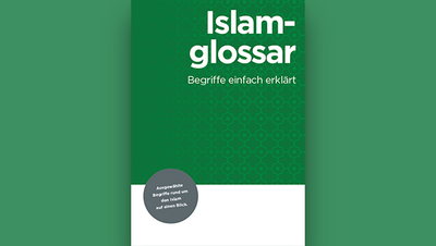 Buchcover eines Islam-Glossars mit dem Titel "Islam-Glossar: Begriffe einfach erklärt".
