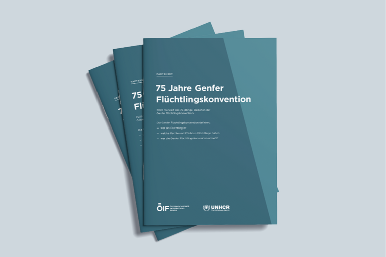 Factsheet 75 Jahre Genfer Flüchtlingskonvention