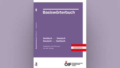 Basiswörterbuch Serbisch-Deutsch für Alltagsvokabeln und Phrasen.