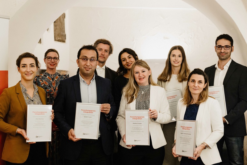 Preisträger/innen bei der Verleihung am 2. Oktober