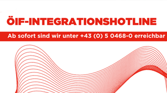 ÖIF-Integrationshotline, erreichbar unter +43 (0) 5 0468-0.