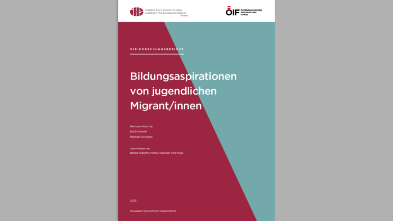 Forschungsbericht über Bildungsaussichten junger Migranten, herausgegeben im Jahr 2023 vom Österreichischen Integrationsfonds.