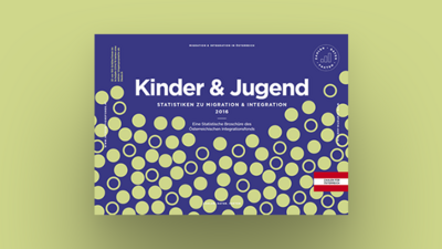 Cover der Publikation "Kinder & Jugend", Statistiken zu Migration und Integration, 2016.