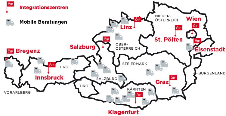 Österreichkarte
