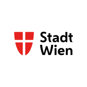 Logo der Stadt Wien mit einem Wappen und dem Schriftzug "Stadt Wien".