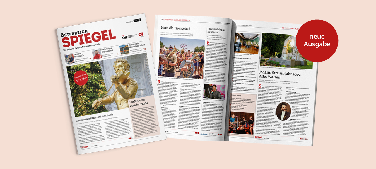 Neue Österreich Spiegel Ausgabe Cover